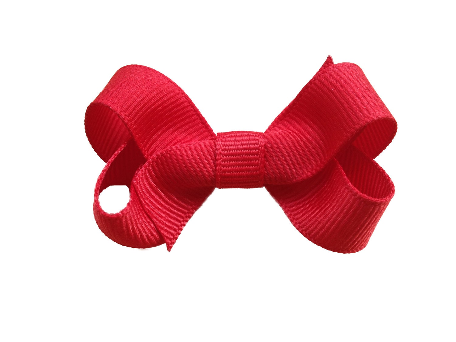 Red boutique bow small red hair bow small by BrownEyedBowtique