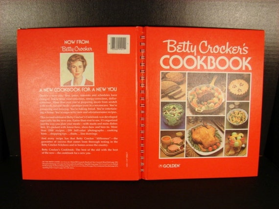 Betty Crocker's Cookbook 1978 Spiral Bound Edition Vintage