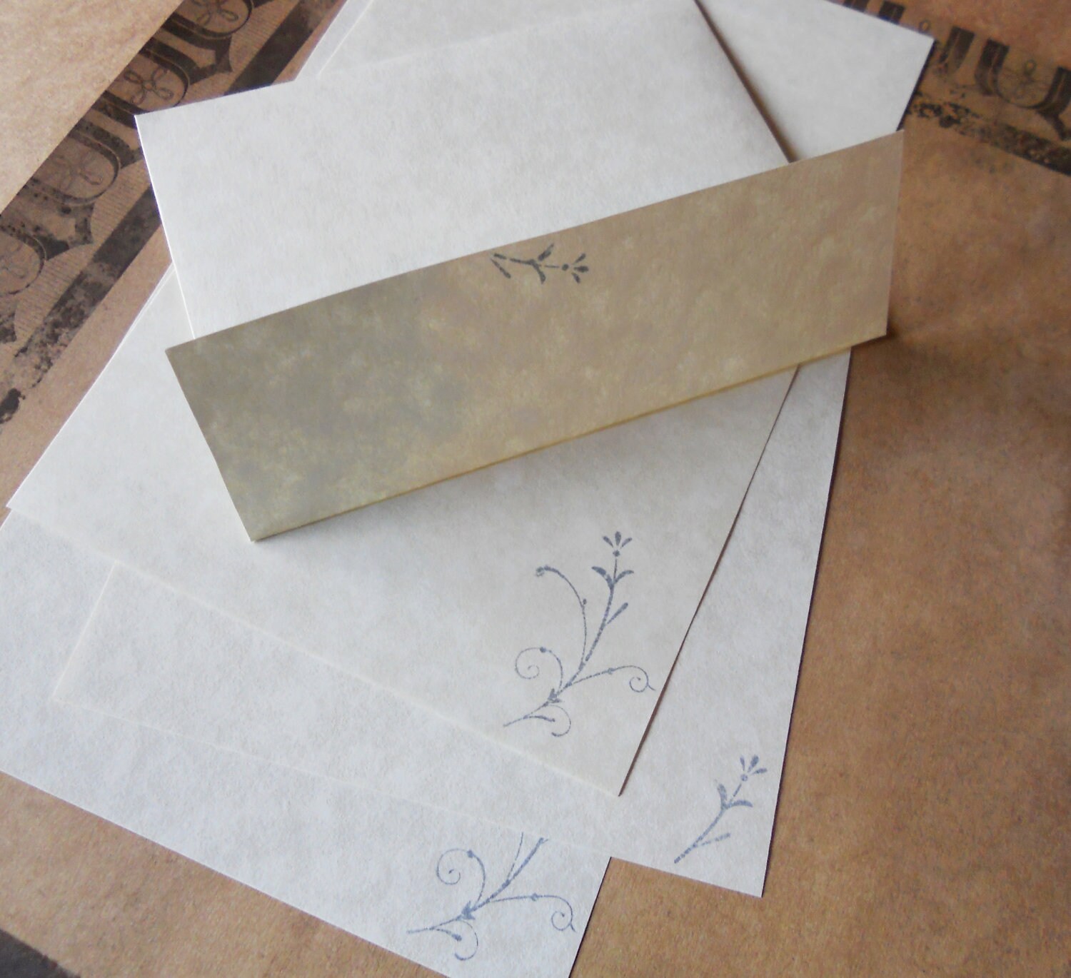 Roll of parchment paper for writing picture