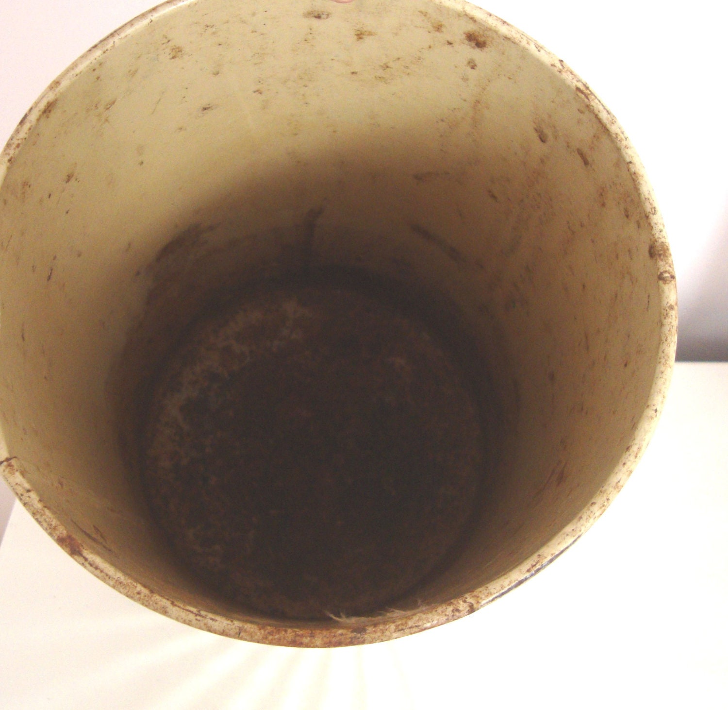 VINTAGE MIRRORED WASTEBASKETMirror Trash Can Mid Century