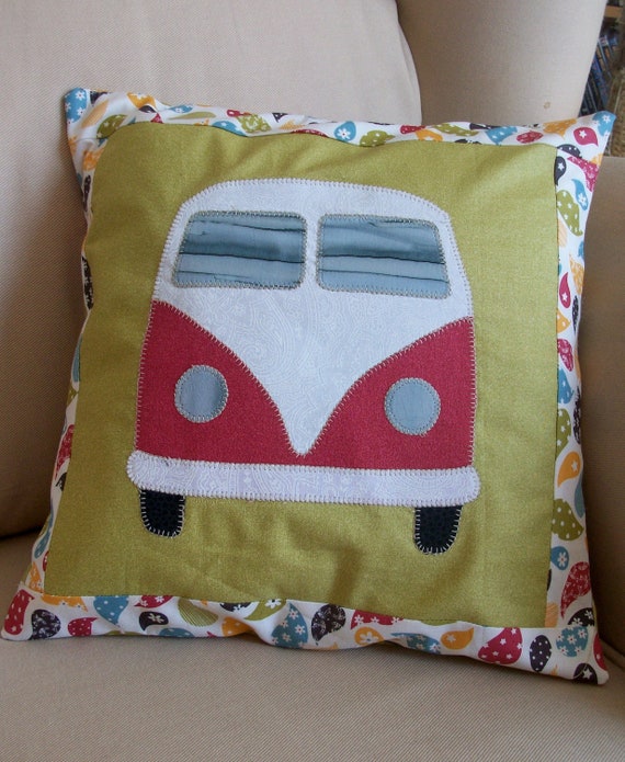 cat bus pillow