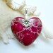Red Sea Sediment Jasper Heart