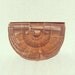 1950s Bamboo Basket Bag Half Moon Shape Handbag Purse Clutch