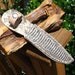 Diamondback Rattle Snake Skin and Leather Knife Sheath with Belt Loop for Railroad Spike Knife and others with 5 " blade