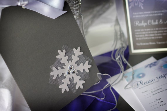 Unique Winter Wedding Invitations 4