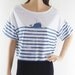 Whale Fish Sea (size L) Whale Tshirt White Tshirt Crop Top Tee Shirt Screen Print Size L
