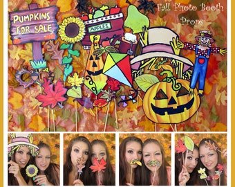 autumn photo booth props - perfect to celebrate the seasons and fall