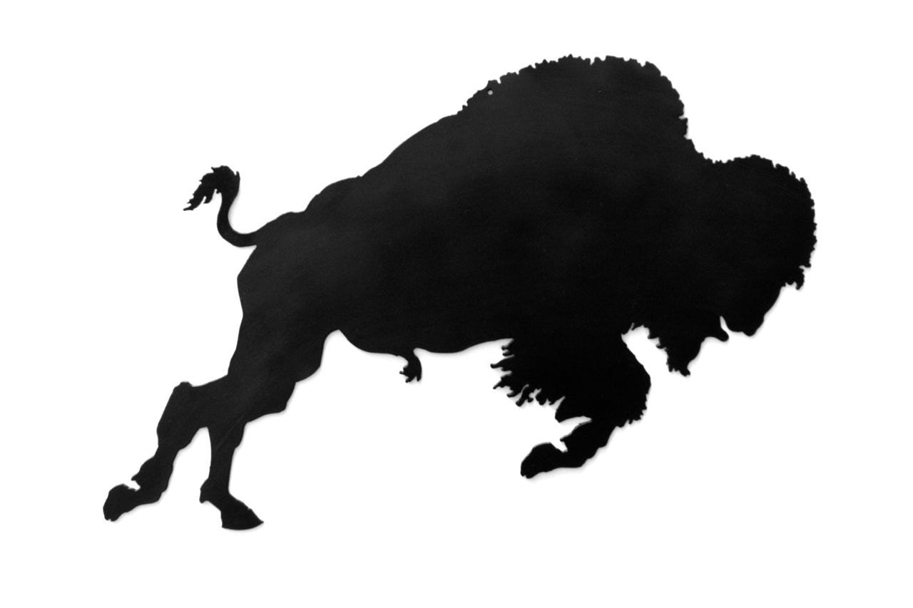 Buffalo Metal Art by RillaBee on Etsy