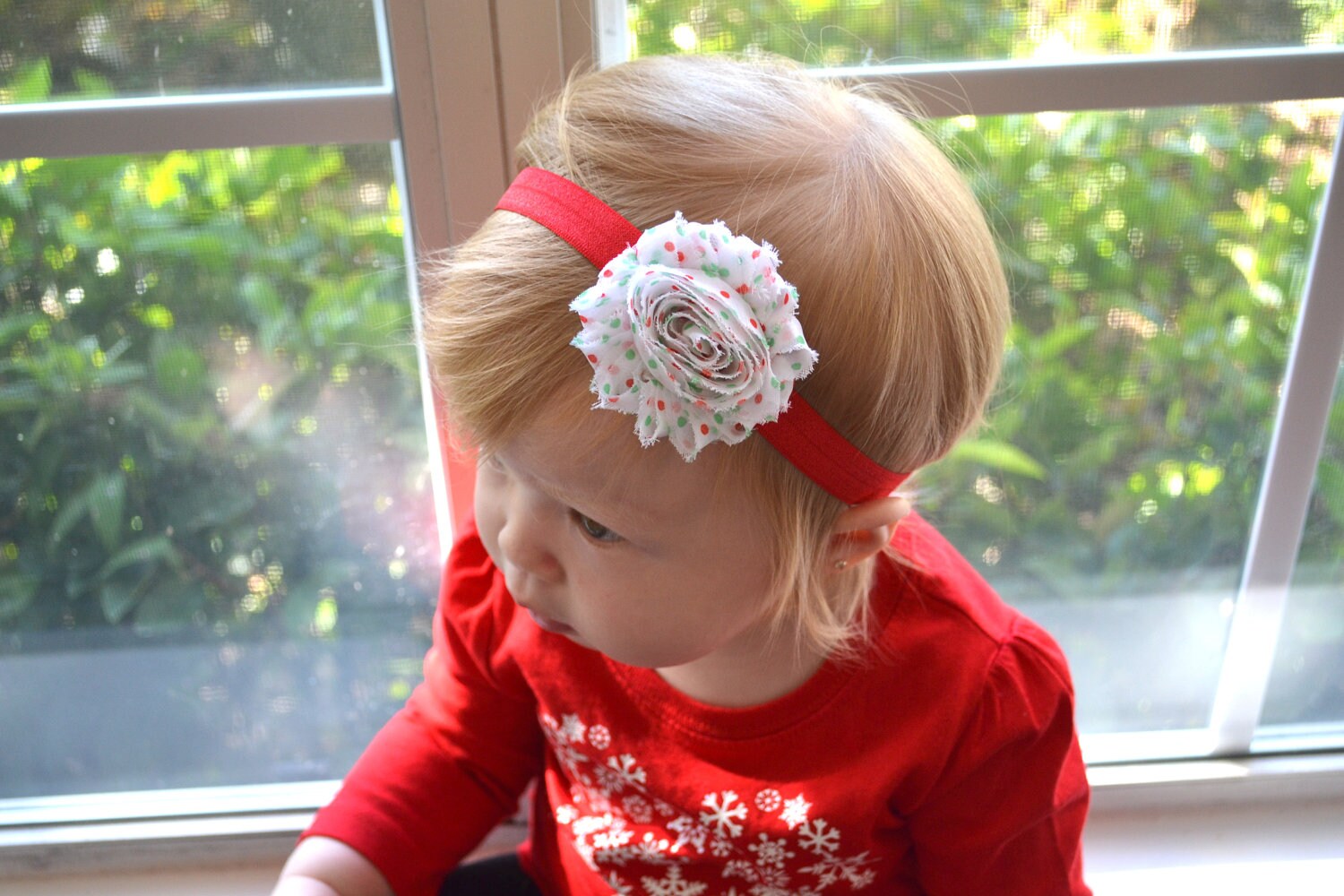Baby headbands Set of 3 Christmas headbands by AubreyGianna