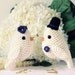 Crochet bird wedding cake topper - Crochet bride and groom birds - Wedding cake topper - Love birds