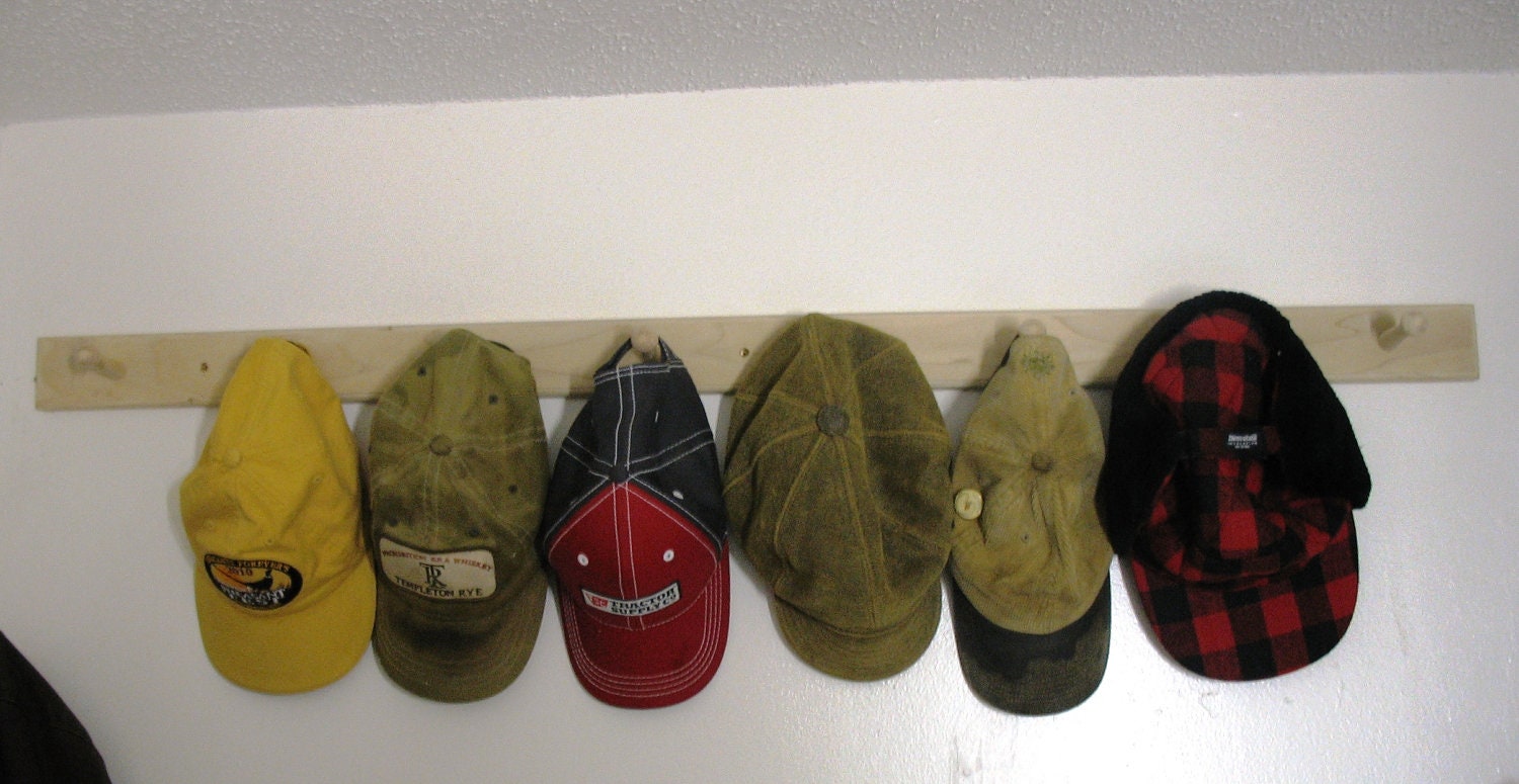 Wooden Hat Rack Custom Made for Your Home