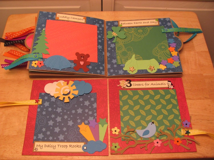 Girl Scout Daisy Keepsake Memory Book Pages by TopangaDaCat