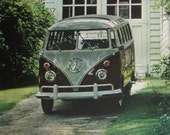 VW Bus, Volkswagen Van Two Page 1966 Life Magazine Advertisement, 1960's VW Ad, Automotive Ad, Man Cave, Garage, Boys Room Decor VW Bus, Volkswagen Van Two Page 1966 Life Magazine Advertisement, 1960's VW Ad, Automotive Ad, Man Cave, Garage, Boys Room Decor