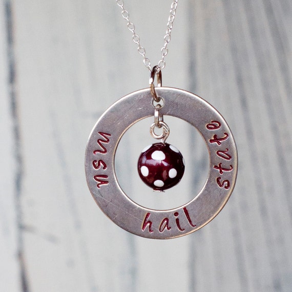 Items similar to Mississippi State University Hail State inspired Hand