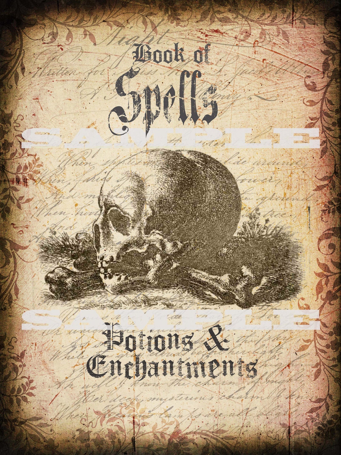 Book Cover of Spells Potions and Enchantments DIY Instant