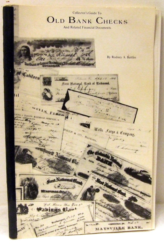 Items similar to Collector's Guide to Old Bank Checks and Related