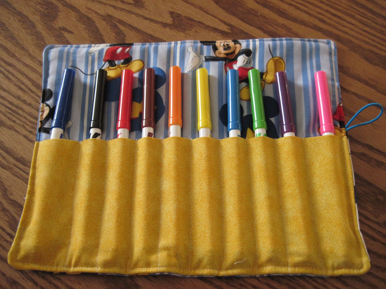 Mickey Mouse Marker or Pencil holder/roll up