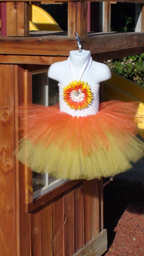 Baby girl tutu dress/halloween tutu dress/fall tutu
