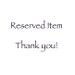 reserved item for Rina, Please do not purchase