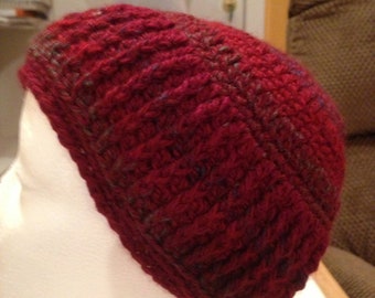 Men's Burgundy-mix Hat