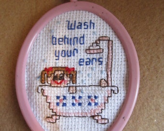 Wash Behind Your Ears Wall Decoration