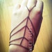 Delicate Bronze Layered Hand Harness/Slave Bracelet