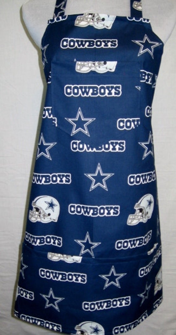 Dallas Cowboys Navy Blue Apron by KathleensCorner2012 on Etsy