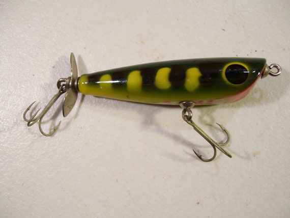 Vintage Dalton Special Wood Fishing Lure Frog Spot 3