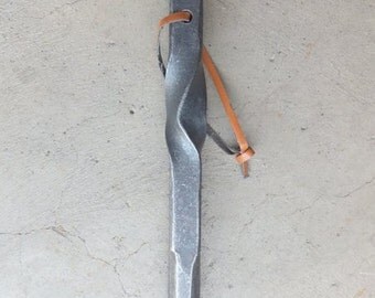 Wrought Iron BBQ Tool Grill Utensil Hand Forged