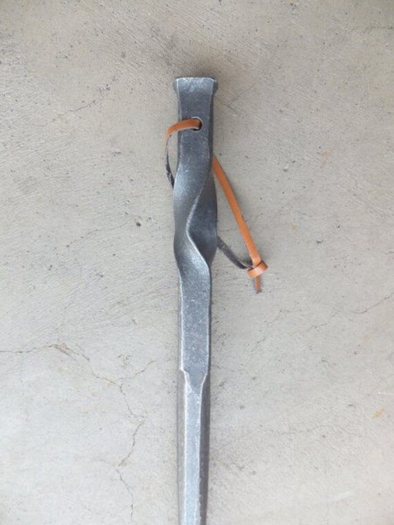 Wrought Iron BBQ Tool Grill Utensil Hand