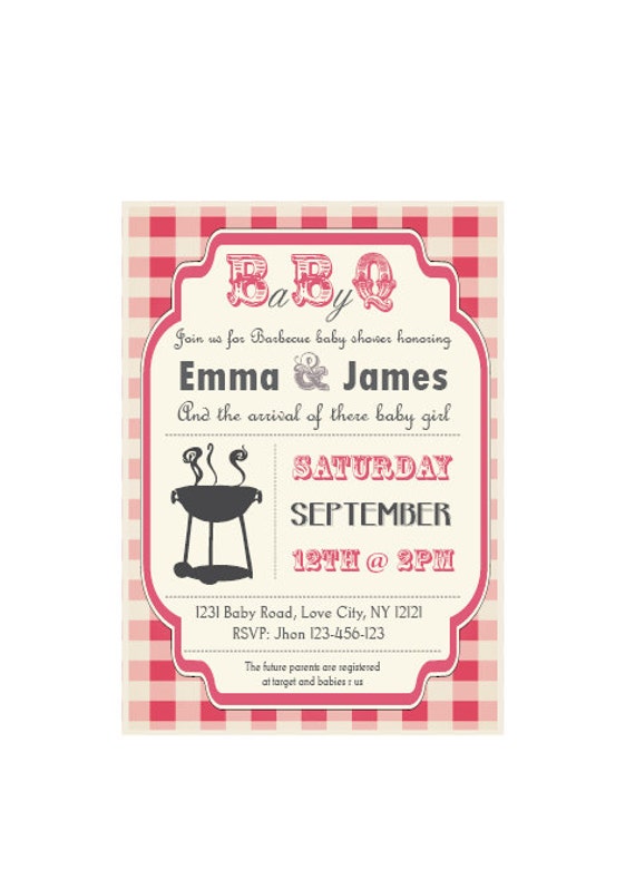 Baby Shower Barbecue Invitation Wording 8