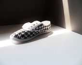 Custom Canvas - (Full) Houndstooth Pattern Canvas Shoes