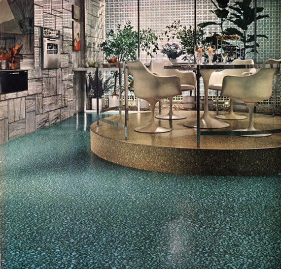 1968 glendura sheet flooring print ad shows great 1960 s 1968 glendura sheet flooring print ad shows great 1960 s