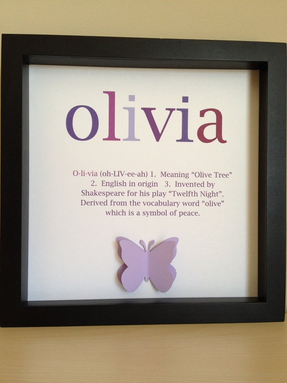 Name Meaning Art 3D Paper Art Customize with your by PaperLine