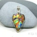 Spectrolite Pendant like Labradorite Rare Pattern Fall Colors BRIGHT Sterling Silver Wire Wrap Wire Wrapped Art Jewelry AAA OOAK Beautiful