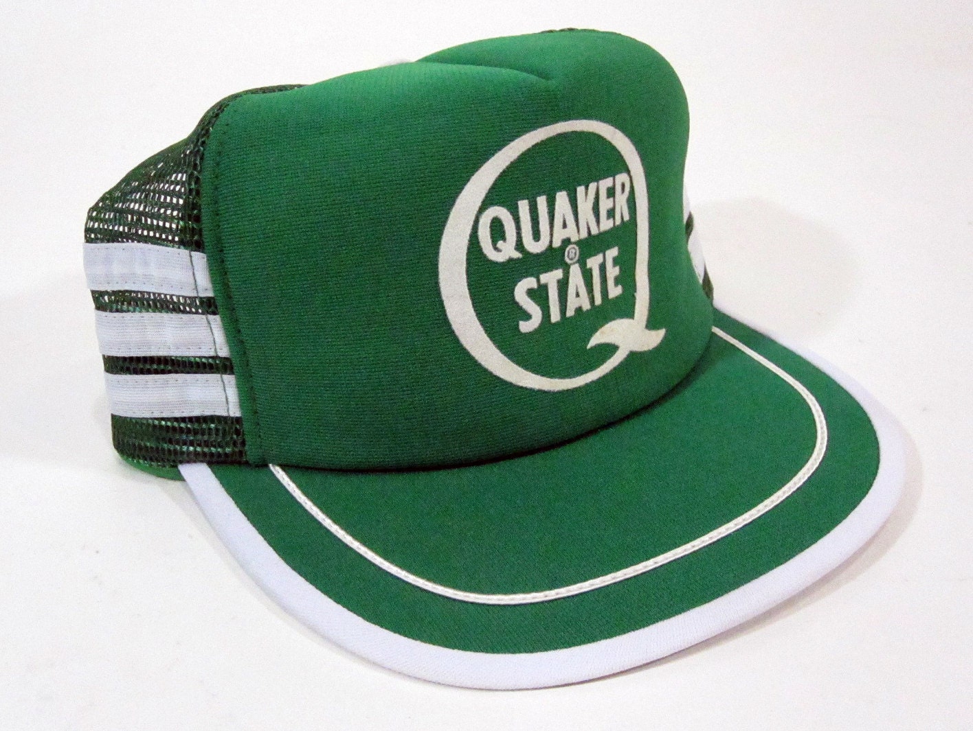 Vintage Quaker State Mesh Snapback/Trucker Hat by