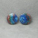 RAINBOW CALSILICA Matched Pair Cabochons