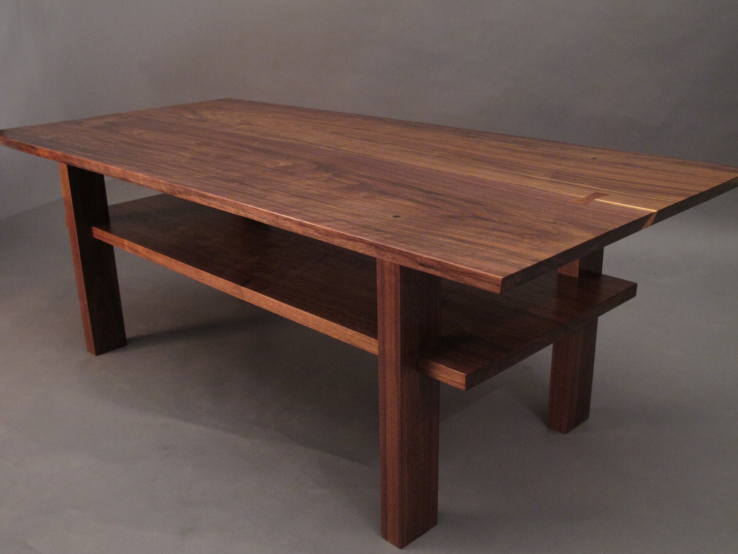 Walnut Coffee Table small wood tables for living room Narrow