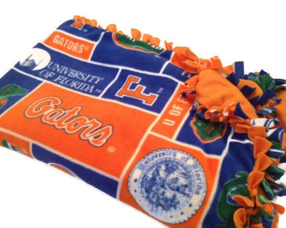 University of Florida Gators Fleece Tie by BlanketsUnlimited