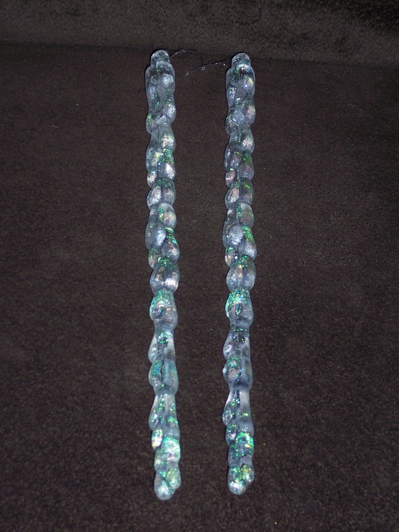 16 inch acrylic icicles with iridescent 16 inch acrylic icicles with iridescent