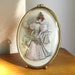 Vintage Victorian Women 3D Paper Cut Out Shadow Box Framed Picture