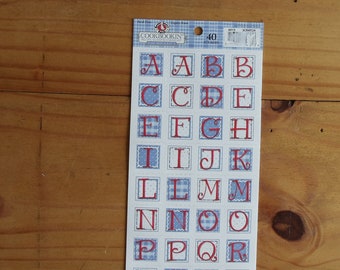 alphabet stickers etsy