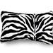 SALE-Zebra Pillow with pillow insert - 12X18 inch
