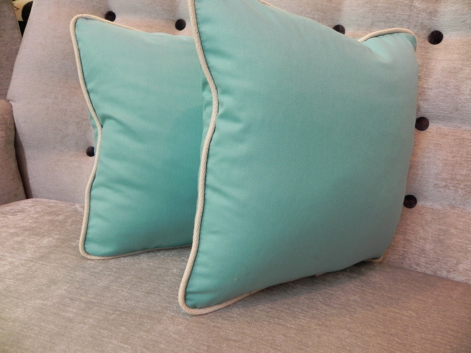 Pillow Covers 2pk 16x16 Seafoam Blue
