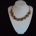 vintage fall leaves choker necklace....44