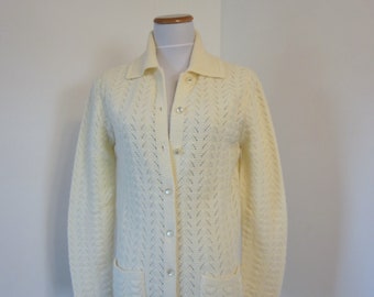 Ivory Lace Cardigan