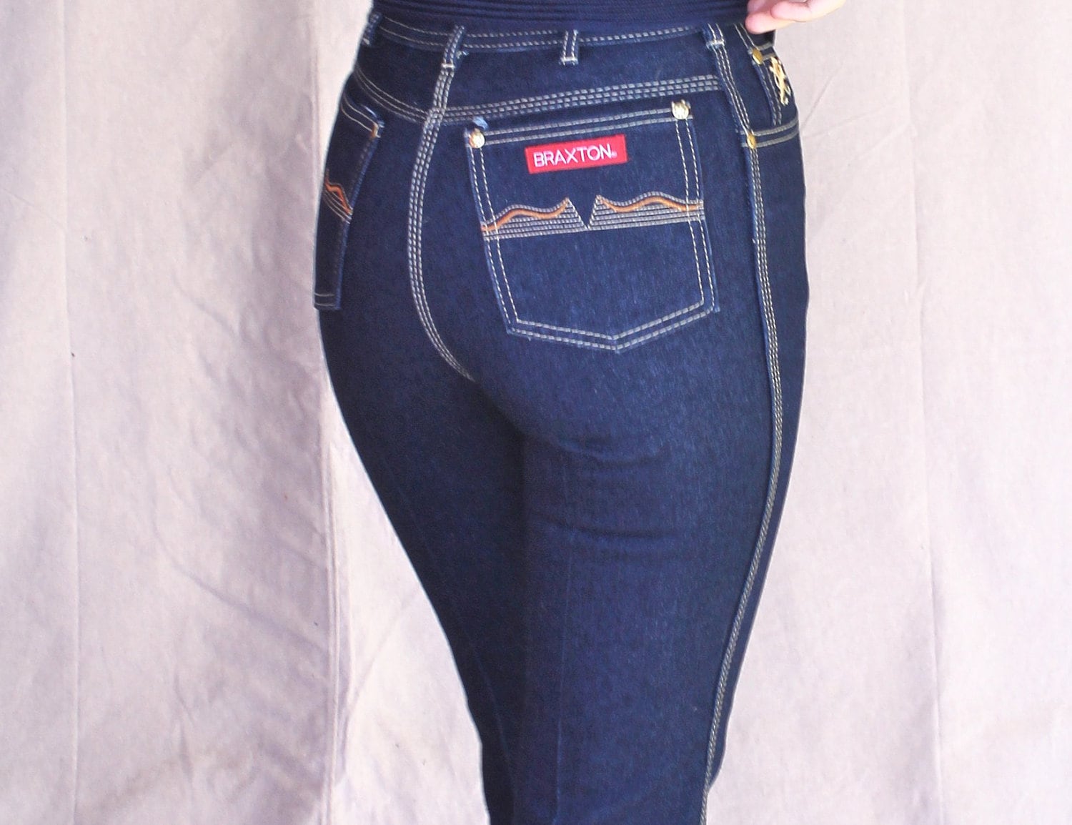 Sexy 80 S High Waist Stretch Skinny Jeans By Braxton