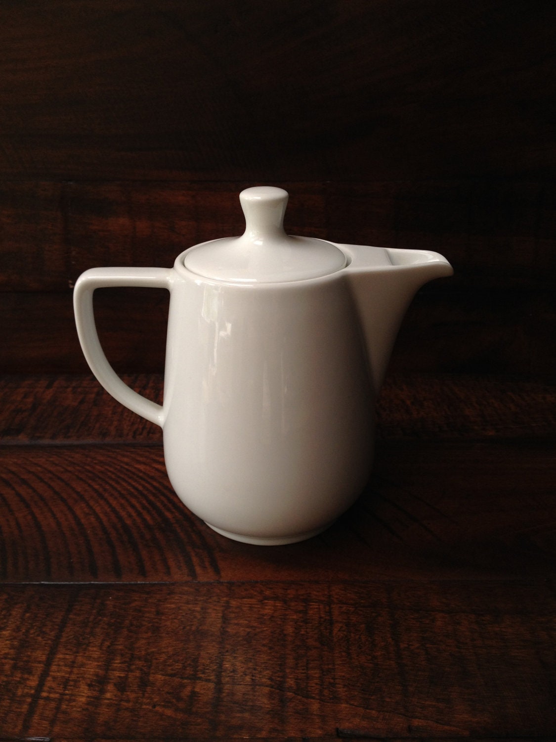 Melitta White Porcelain Coffee Pot Carafe Server 50s 60s