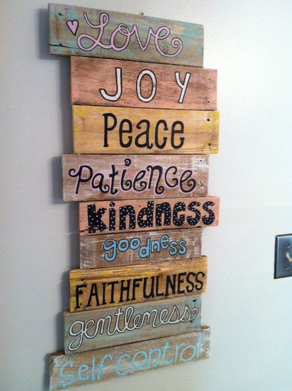 Wood Pallet Art wall decor Bible Verse Series by 