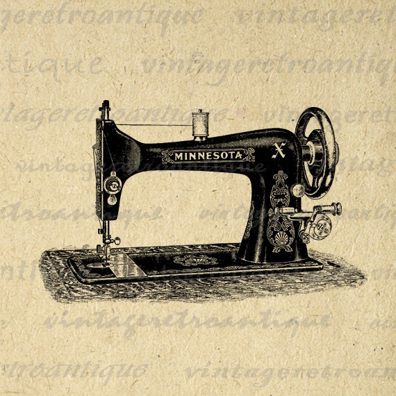 clipart vintage sewing machine - photo #17